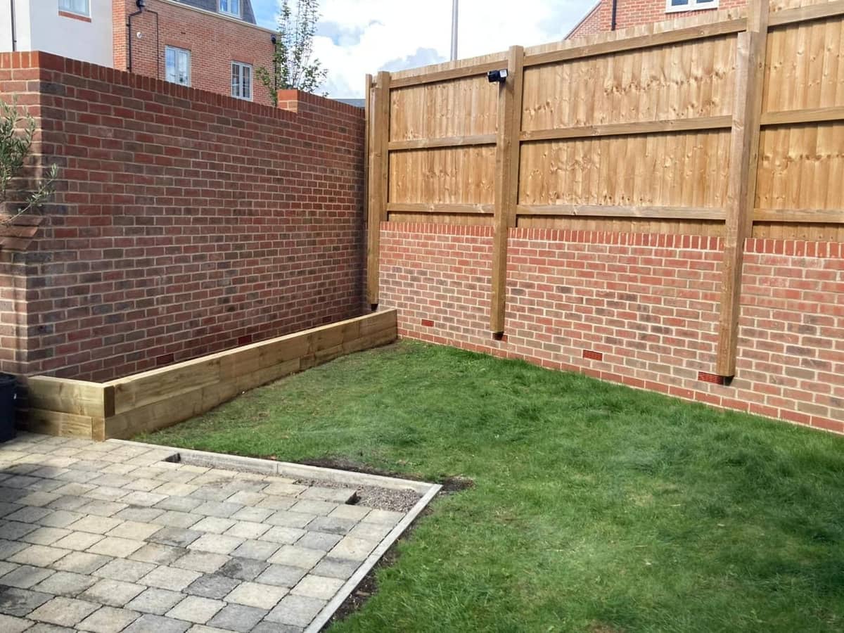 Sleeper Beds & New Lawn — Gardens & Turfing in Berkshire